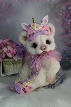 海外作家様作 アートドール テディベア オルゴール内蔵 2025年最新