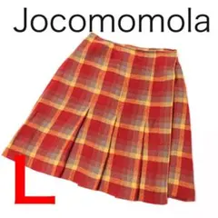 E7065◾️ホコモモラ　ラップスカート　ウール100%