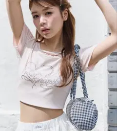 オリーブデオリーブ OLIVE des OLIVE カラフルTシャツ ピンクのサムネイル