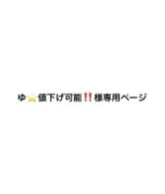 ゆ⭐️値下げ可能‼️様専用ページAlways白S