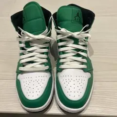 ナイキ エアジョーダン1 ミッド ラッキーグリーン
