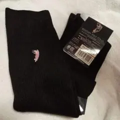 WESTERN POLO TEXAS 黒ソックス レディース 22-24cm