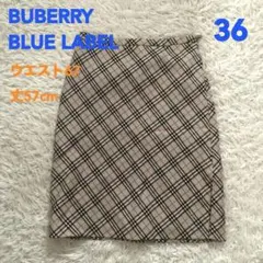 BURBERRY BLUE LABEL チェック柄 ミニスカート 36のサムネイル