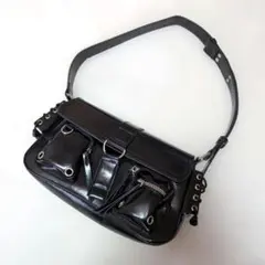 【Archive】y2k gimmick　Oneshoulder　光沢　ZIP