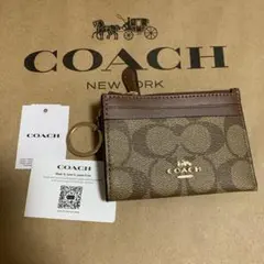 ▲COACH　コーチ 　カードケース　コインケース　定期入れ