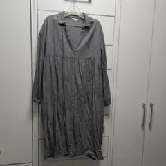 Samansa Mos2 千鳥格子柄 ワンピース M
