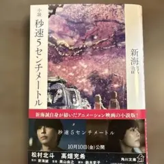 秒速5センチメートル 文学・小説