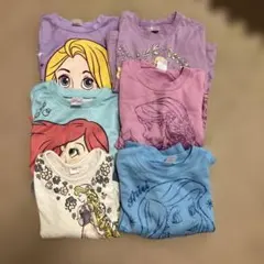 ディズニープリンセス Tシャツセット 100cm~