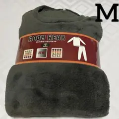 【新品未着用タグ付き】メンズMルームウェアカーキ上下セット　あったかもこもこ素材