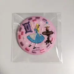 ディズニー 刺繍缶バッジ アリス