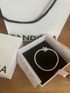 PANDORA 太陽と月のクリスタルチャーム(箱付き) - メルカリ
