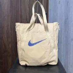 ◯美品NIKE ナイキ　2way トートバッグ　ハンドバッグ　鞄　ライトイエローのサムネイル