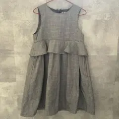 branshes チェック柄 フォーマル　ワンピース 120