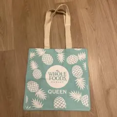 ハワイ Whole Foods Market パイナップル トートバッグ