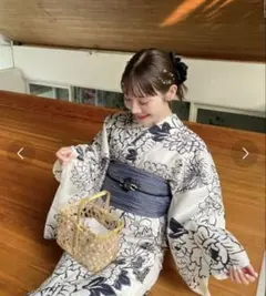 最終値下げ早い者勝ち‼︎】hinari×utatane 浴衣・帯セット 紫陽花