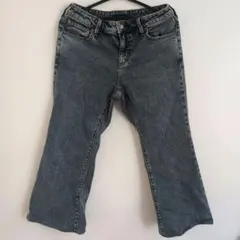 GU スリムフレアジーンズ+EC(丈短め)