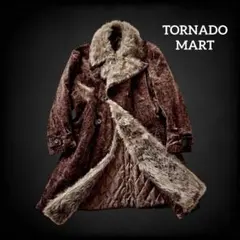 Tornado Mart y2k archive grunge fur coat