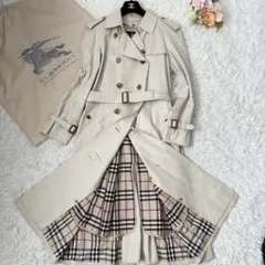 着丈113♡美品 バーバリーロンドン ライナー ベルト付 トレンチコート L