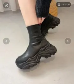 ORiental TRaffic 厚底軽量 スニーカーソール ショートブーツ