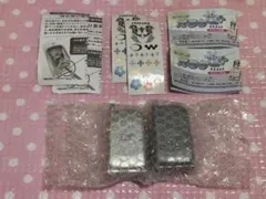 本当に録音再生！なつかしのガラケー + マスコット ブラック グレー 新品未使用