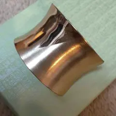 ゴールド カーブ型 ヘアクリップ　バレッタ　ポニーテール