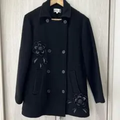 Bel Paci ベルパーチ ロングコート フラワーモチーフ❤️ナイロン 