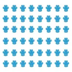 ドッグ ブルー XS 靴下 肉球 保護 シール 48枚入 犬靴 犬 滑り止め