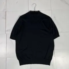 JOHN SMEDLEY モックネックニット 半袖 シーアイランドコットン Lのサムネイル