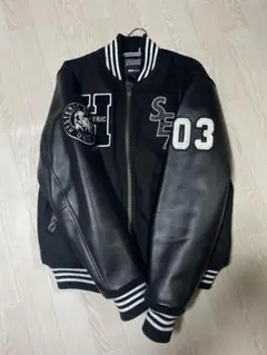 ssf  ヒスグラ SEA コラボ スタジャン 新品 希少 2025年最新】wind and sea ヒステリックグラマー スタジャンの