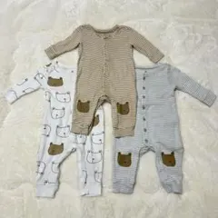 baby GAP ブラナンベアカバーオール3点セット　3-6month