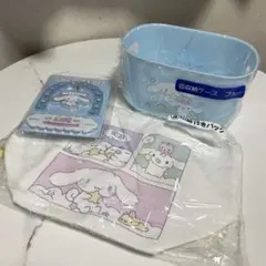 シナモロール シナモン くじ 巾着付きバッグ アクリルスタンド　収納ケース