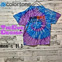 ●1【colortone】タイダイTシャツ【メンズL】TIE DYEカラートーン