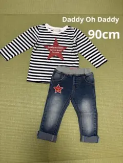 ダディオダディ　Tシャツ&デニムパンツ　90cm