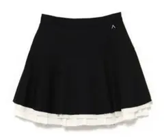 andmary Chuchu flare mini skirt BLACK - メルカリ