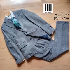SUIT SELECT チェック柄スーツ セットアップ【Y4】