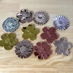 ぷかぷかキラキラカラフルフラワー10個セット