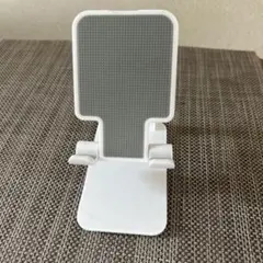ホワイト 折りたたみスマホスタンド