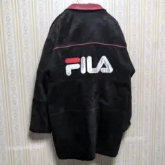 90s 本革 FILA スエードレザージャケット だぼだぼ B系 ストリート系のサムネイル