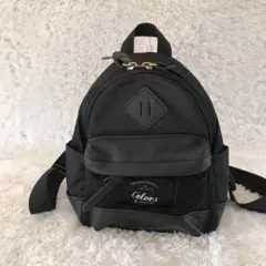 ★美品★colors &chouette ミニ リュック ブラック