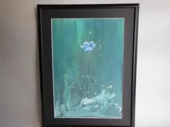 蝶と花の油絵 フレームなし - メルカリ