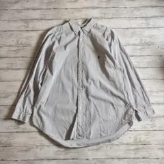 ゆ*き様 ラルフローレン TALL 大きめ 長袖ストライプシャツ 18.5 メン