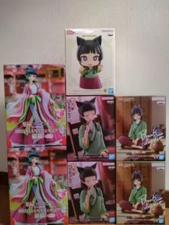 薬屋のひとりごと 猫猫 フィギュア 7体セット まとめ売り プライズフィギュア