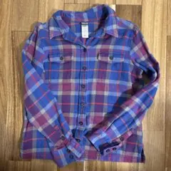 【値下げ】patagonia オーガニックコットン チェックシャツ S