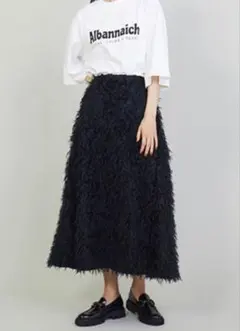 1er Arrondissement フェザージャガード フレアロングスカート