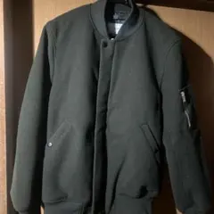 INHERIT ボンバージャケット オリーブグリーン