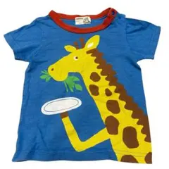 ★ EXPLORER motherways きりんTシャツ 青90cmのサムネイル