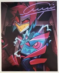 Hazbin Hotel アラスター ヴォックス サイン　ポスター