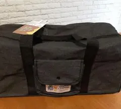 小さく畳めるトートバック　ジーンズ風くまのプーさん　旅行サブバック　未使用品