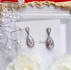 ドロップピアス　パーティー　発表会　デートや結婚式などに