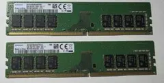 SAMSUNG DDR4-2666 8GB 2枚組 16GB デスクトップメモリのサムネイル